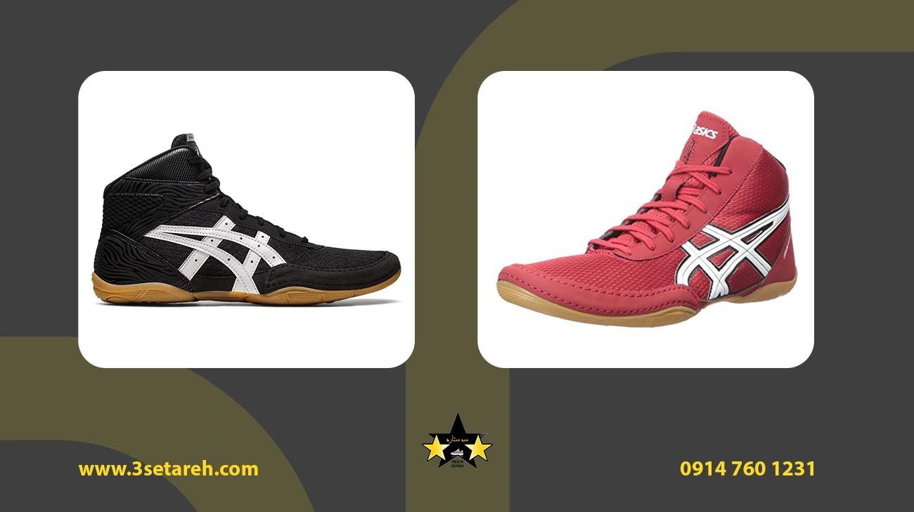 کفش کشتی مت فلکس زیره تک رنگ one colored sole matflex wrestling shoes